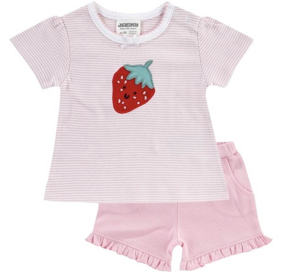 Jacky Baby Mädchen T-Shirt + Shorts Cherryberry