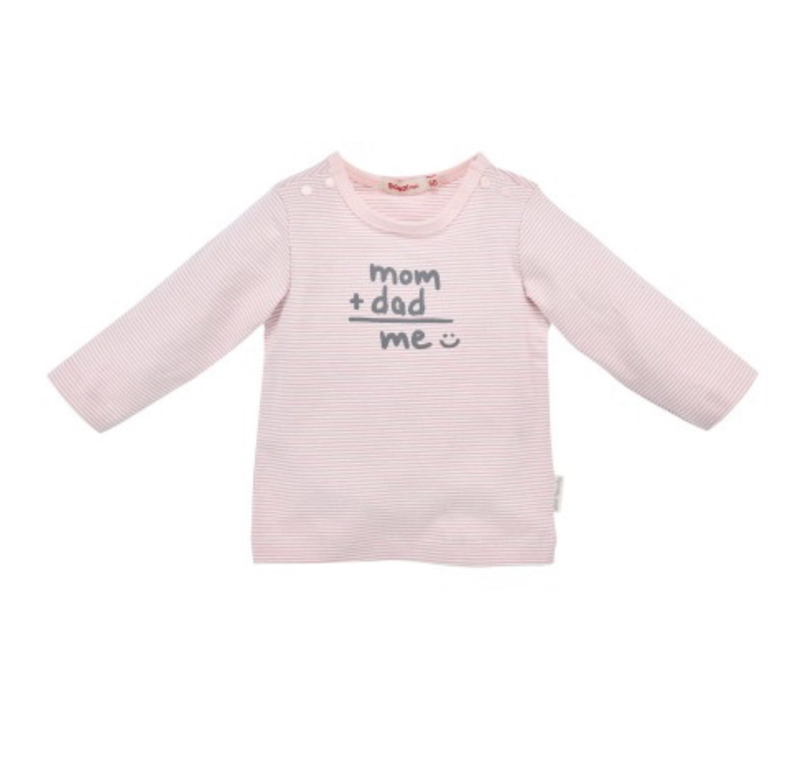 Baby Mädchen T-Shirt Langarm Mom and Dad